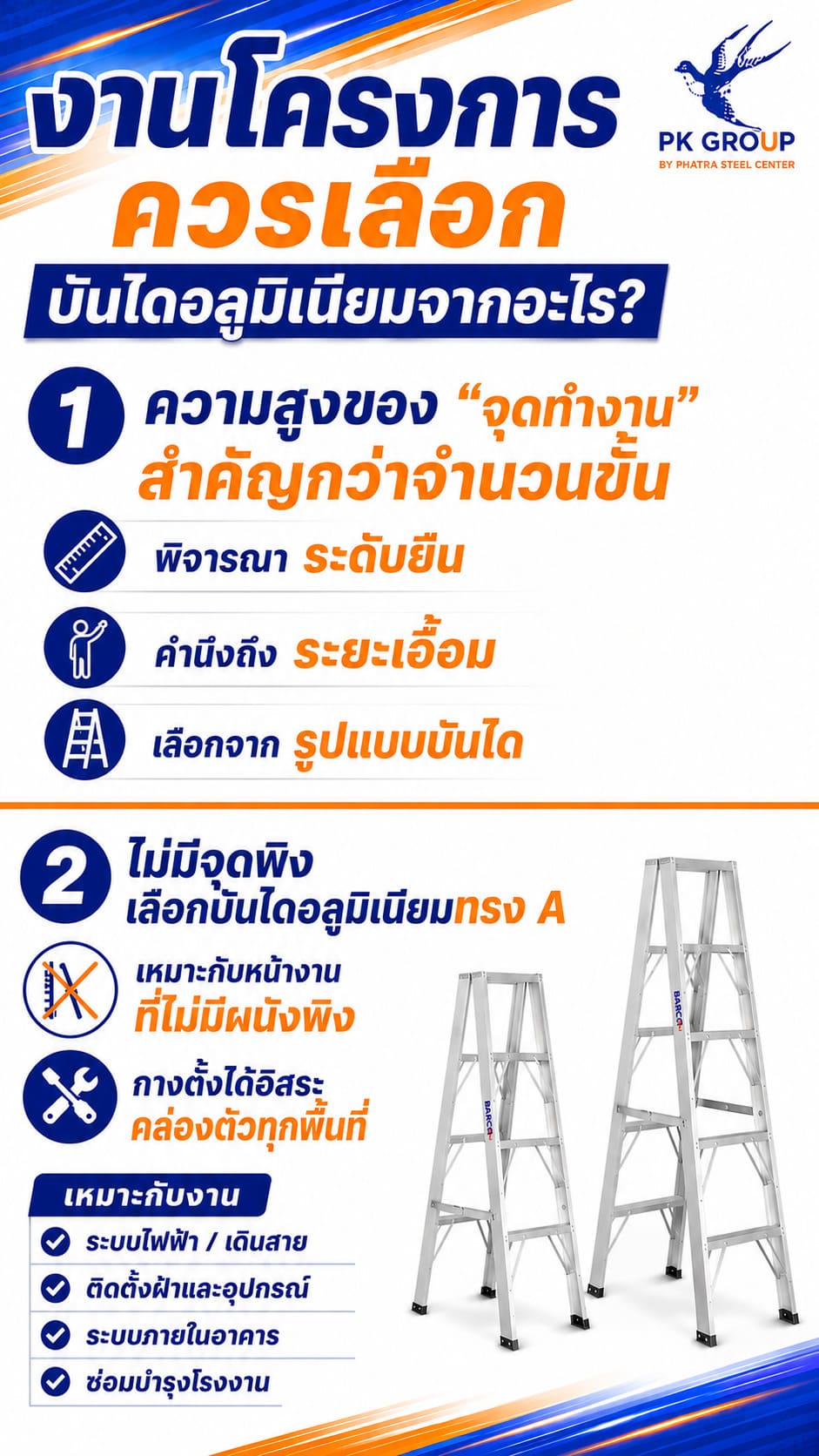 บันไดอลูมิเนียม