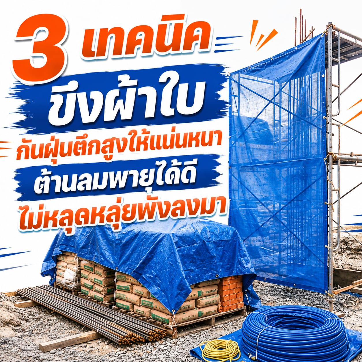 ผ้าใบกันฝุ่น ผ้าใบกันฝุ่น