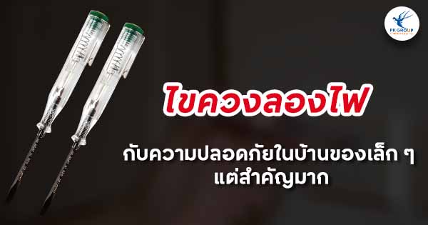ไขควงลองไฟกับความปลอดภัยในบ้านของเล็ก ๆ แต่สำคัญมาก