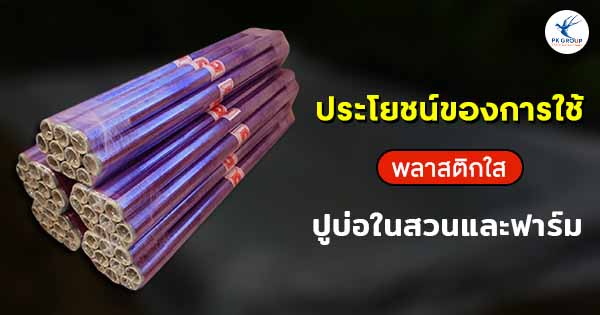 พลาสติกใสปูบ่อ