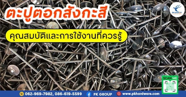 ตะปูตอกสังกะสีคืออะไร? 