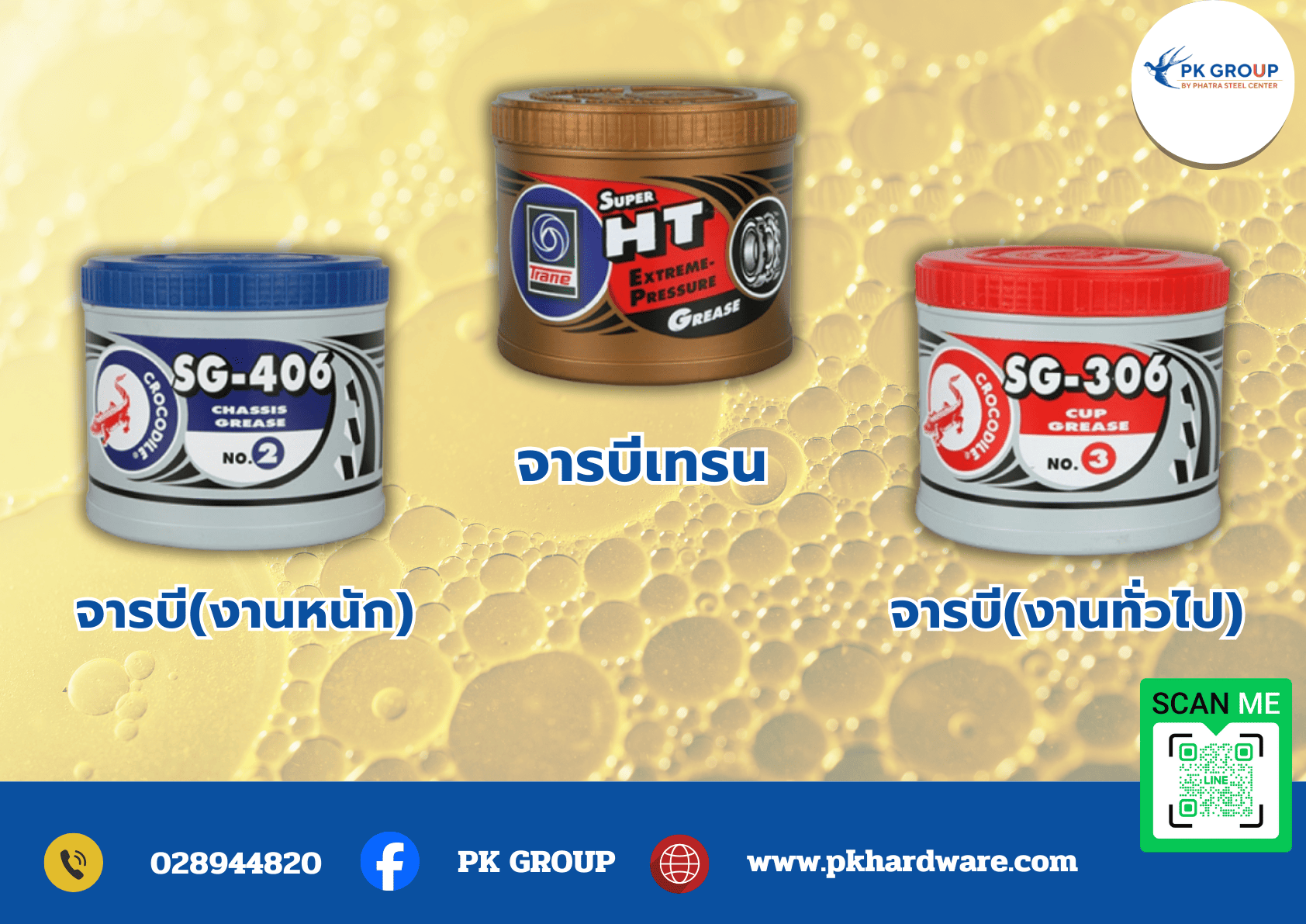 จารบี สำคัญต่อการบำรุงรักษาเครื่องจักรและอุปกรณ์