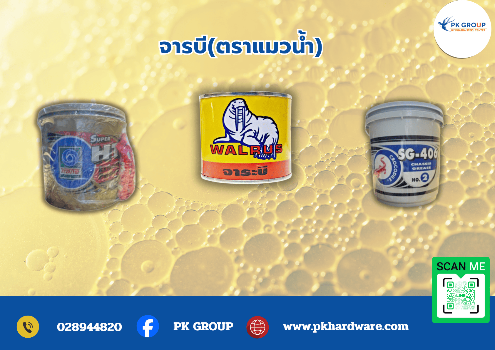 จารบี สำคัญต่อการบำรุงรักษาเครื่องจักรและอุปกรณ์